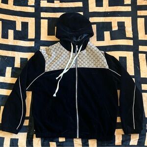 Gucci Reflective Hooded Jacket - Size Large